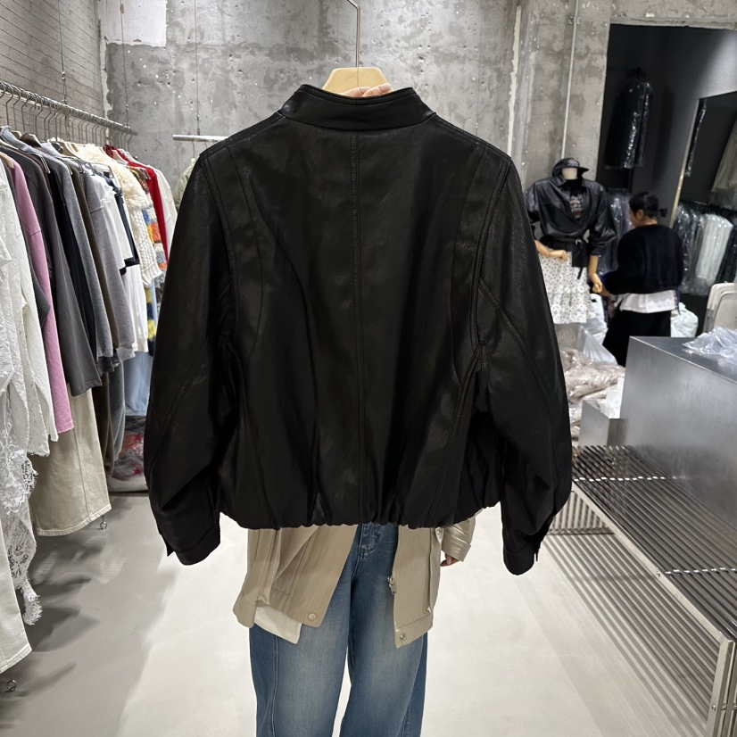 JUNI東大門直郵女裝新款人氣職業真品休閑時尚26春夏夾克皮革my juni夾克