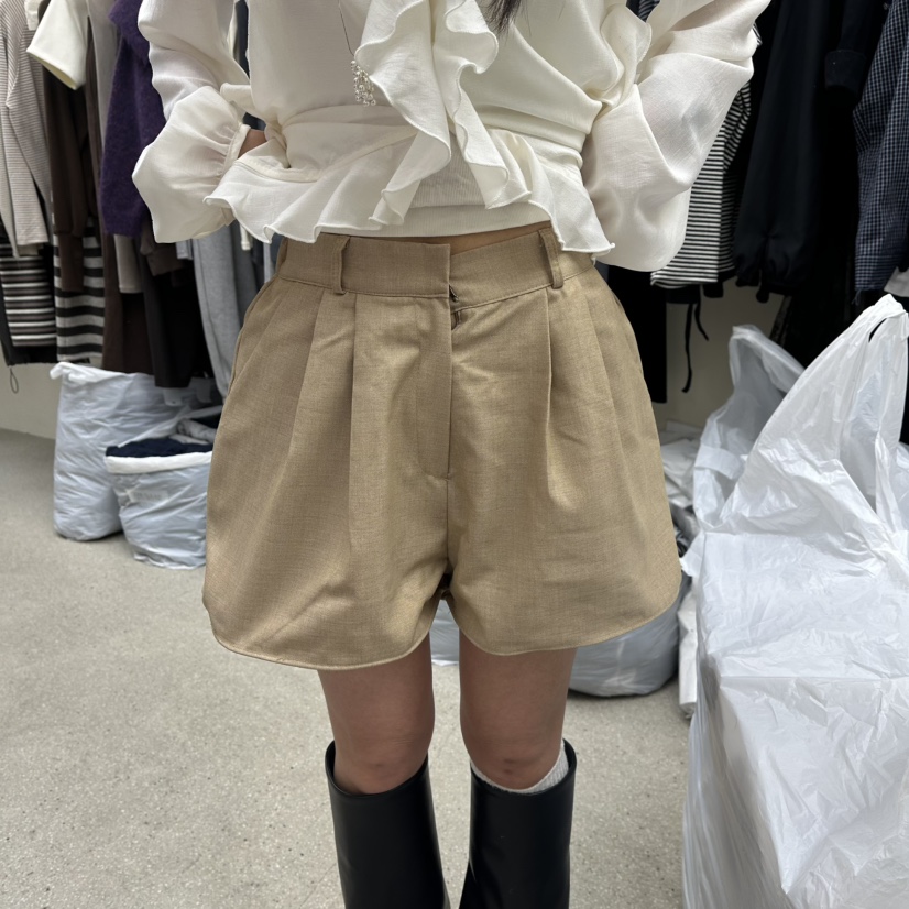 AMOEBA韓國直郵女士新品職業真品26春夏人氣熱賣休閑短褲AMOEBA短褲圖色1