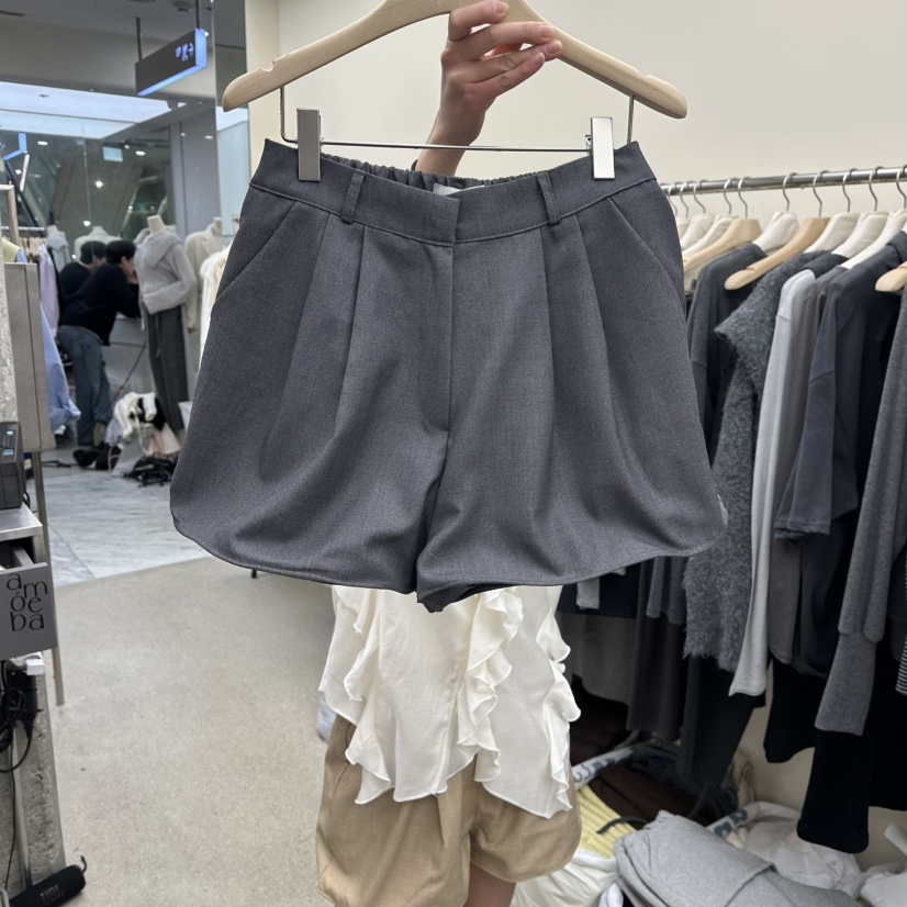 AMOEBA韓國直郵女士新品職業真品26春夏人氣熱賣休閑短褲AMOEBA短褲圖色2