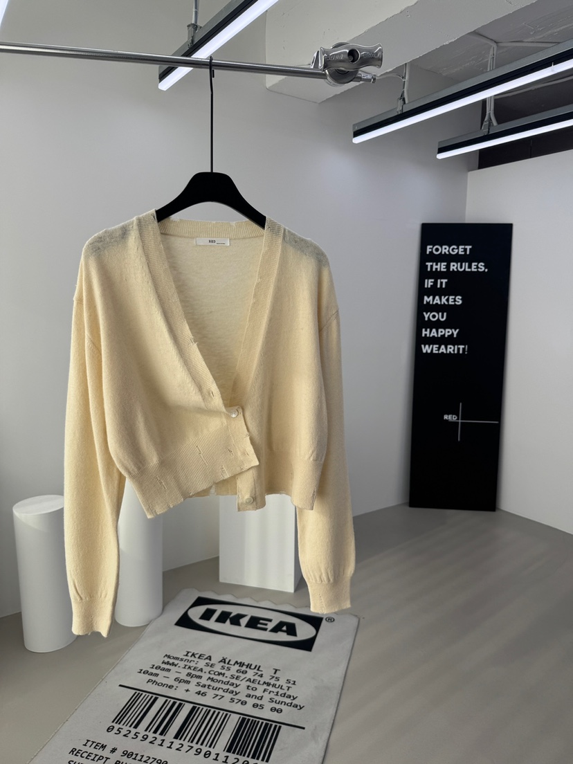 RED-A韓國代購女裝新款人氣推薦休閑真品時尚針織衫開衫RED-A針織衫圖色1