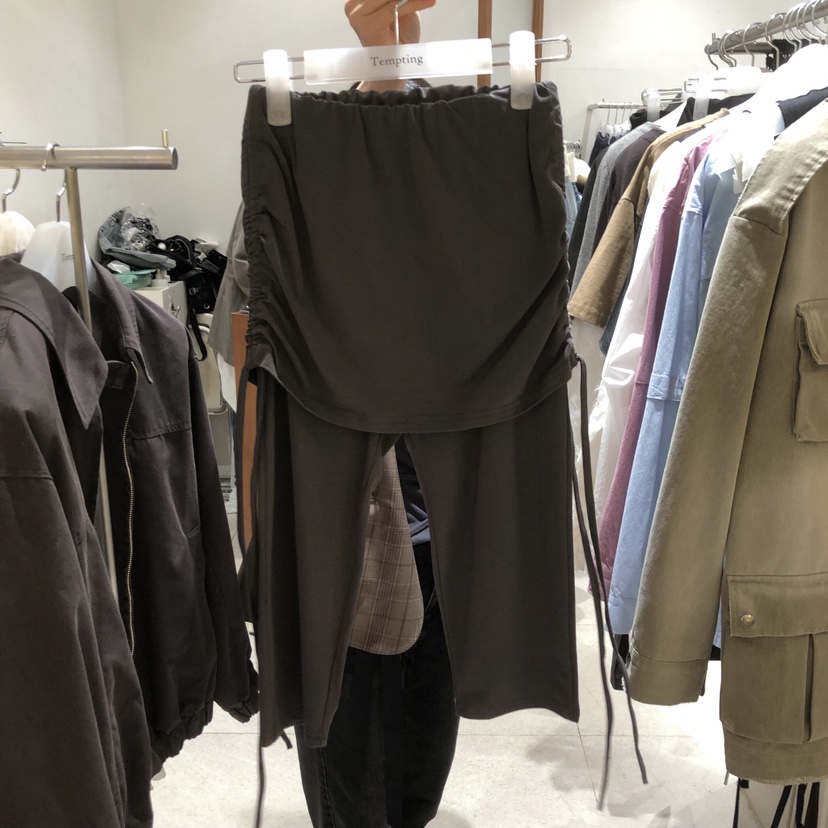 TEMPTING韓國直郵女裝新品休閑26春夏人氣職業推薦裙褲褶皺TEMPTING裙褲圖色1