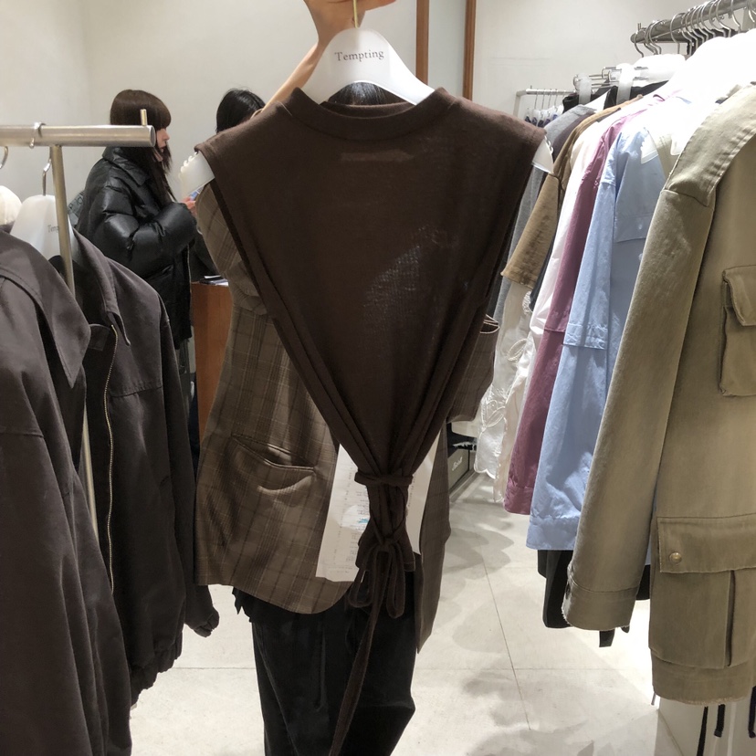 TEMPTING東大門代購女士新品職業時尚人氣真品26春夏吊帶背心TEMPTING吊帶/背心圖色3