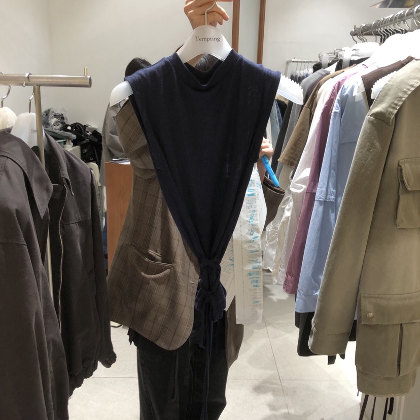 TEMPTING東大門代購女士新品職業時尚人氣真品26春夏吊帶背心TEMPTING吊帶/背心圖色4