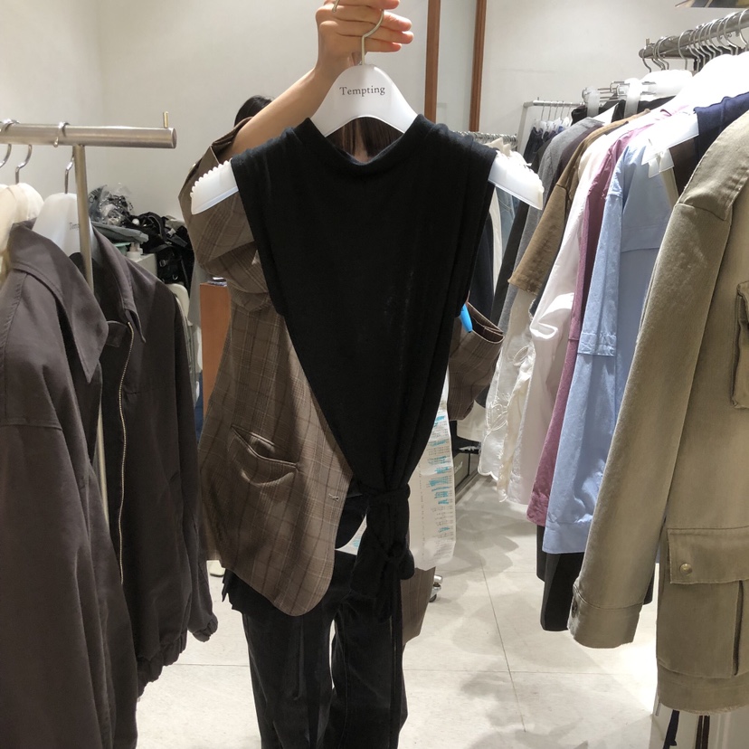 TEMPTING東大門代購女士新品職業時尚人氣真品26春夏吊帶背心TEMPTING吊帶/背心圖色6