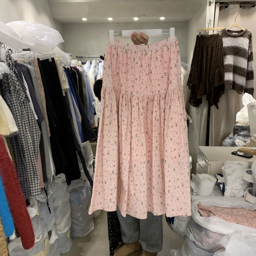 LOGROAD韓國代購女裝新品時尚推薦人氣真品26春夏休閑長裙LOG ROAD長裙