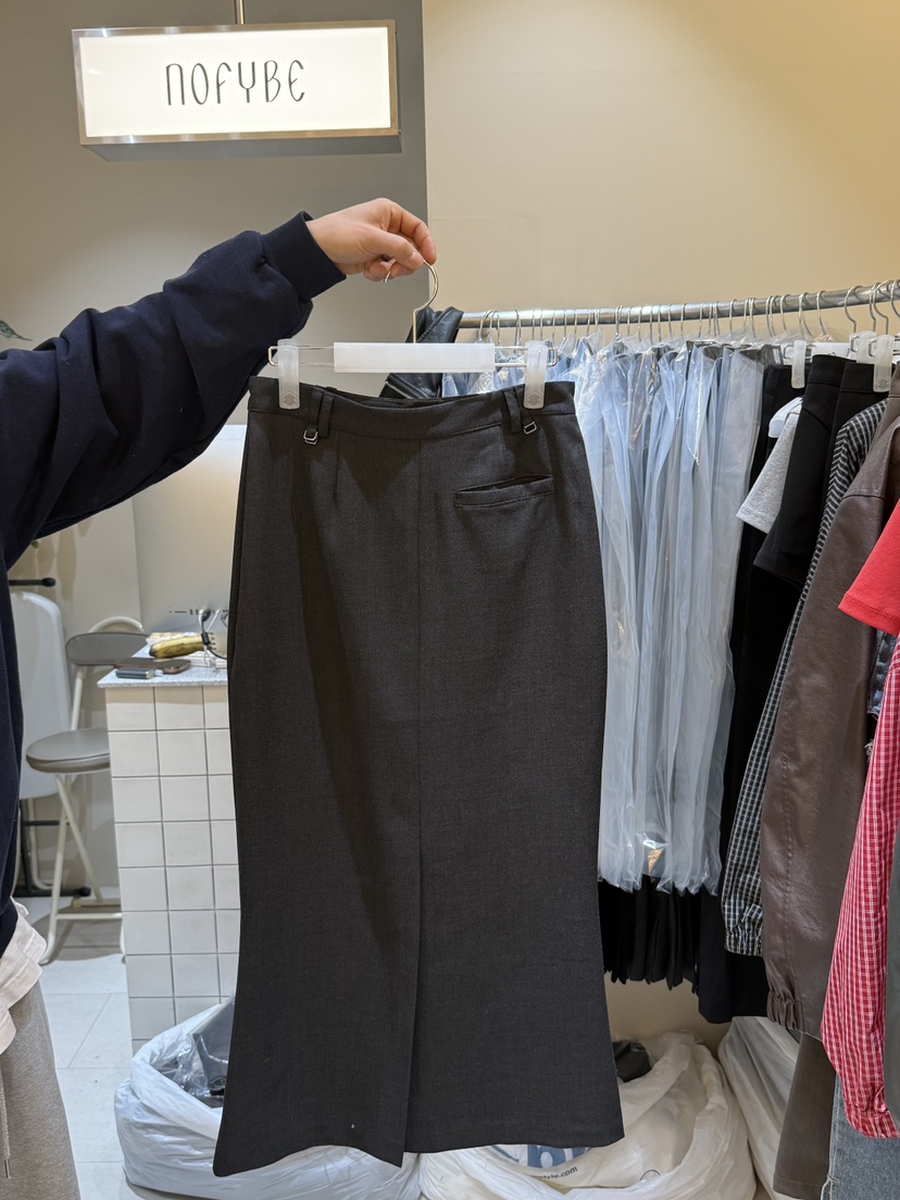 NOFYBE東大門代購女士新品人氣職業26春夏真品休閑推薦長裙NOFYBE長裙