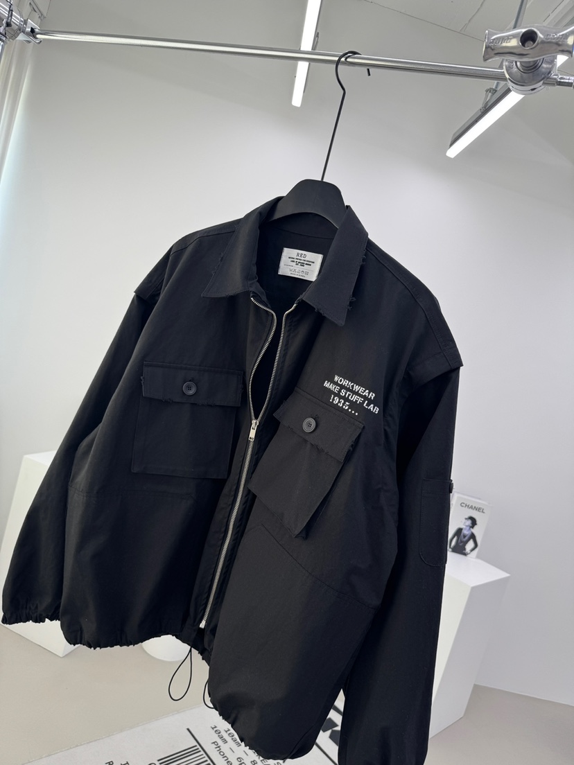 RED-A韓國直郵女裝新品熱賣人氣職業時尚26春夏夾克兩種穿法RED-A夾克圖色1