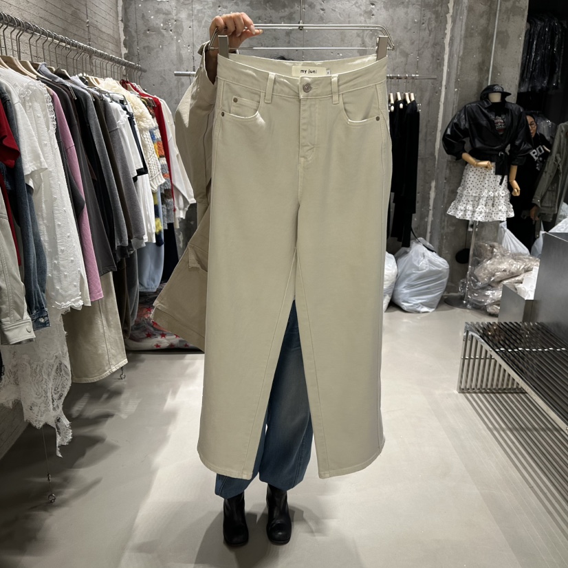 JUNI韓國直郵女裝新款26春夏時尚真品推薦職業人氣休閑褲my juni休閑褲圖色1