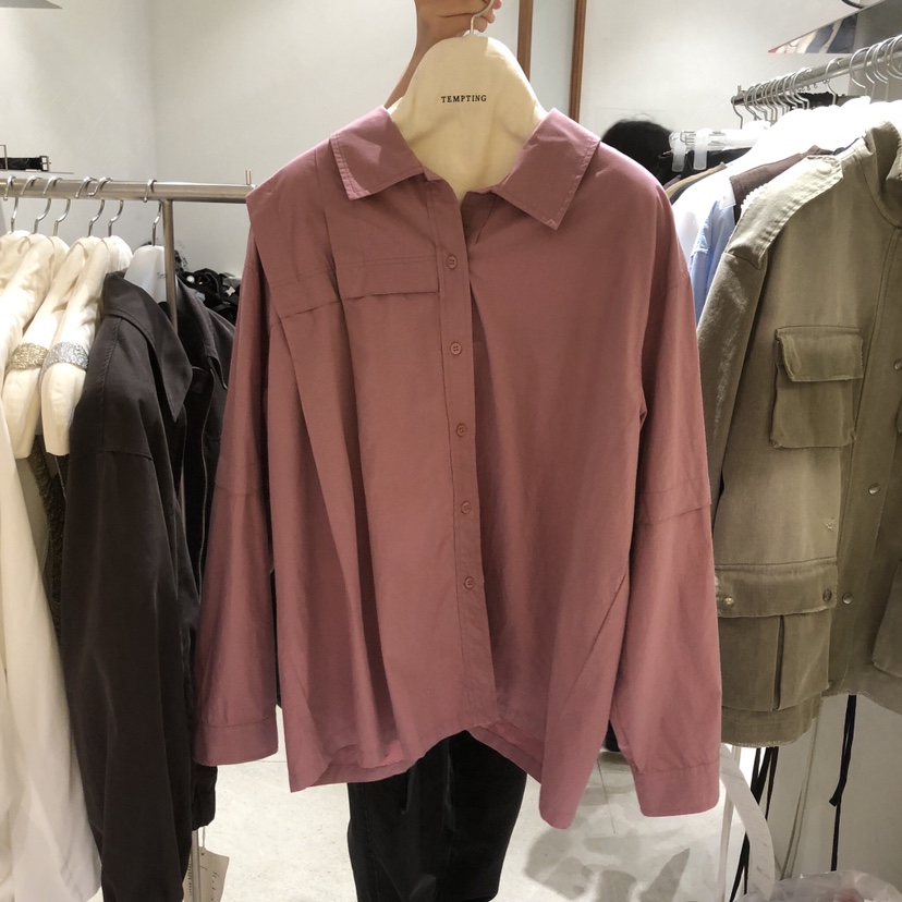 TEMPTING韓國直郵女裝新款時尚熱賣人氣真品休閑襯衫蕾絲衫TEMPTING襯衫/蕾絲衫圖色2