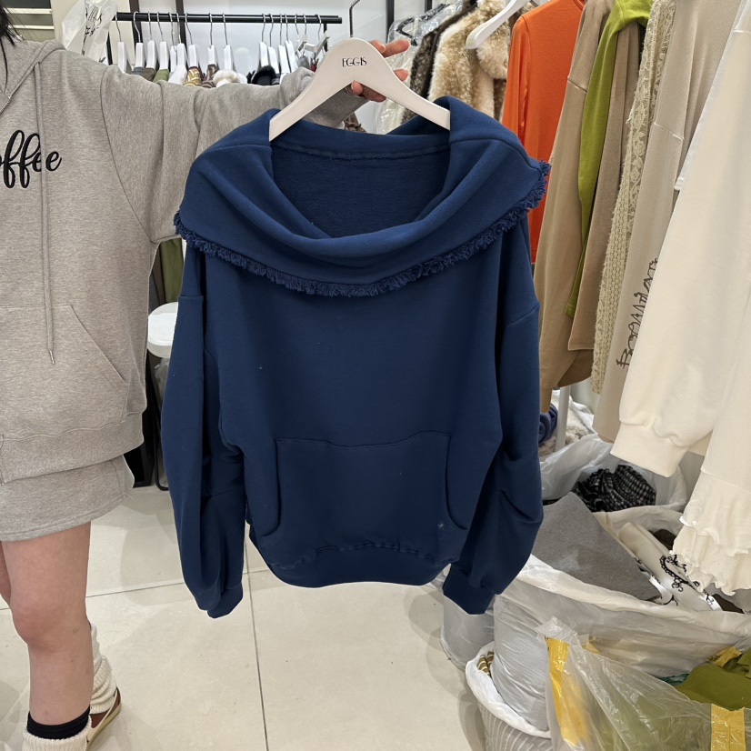 EGG IS東大門代購女士新品休閑推薦人氣時尚熱賣26春夏衛衣EGG IS衛衣圖色2