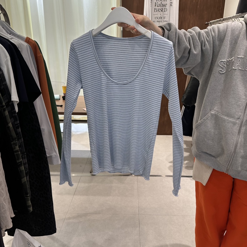 BUCKLE東大門直郵女裝新款熱賣職業人氣推薦時尚真品長袖T恤BUCKLE長袖T恤