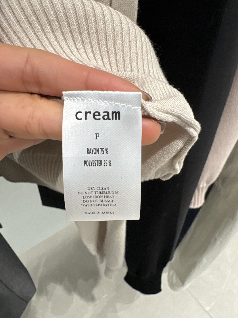 CREAM-P東大門直郵女士新品熱賣時尚真品26春夏休閑針織衫CREAM-P針織衫
