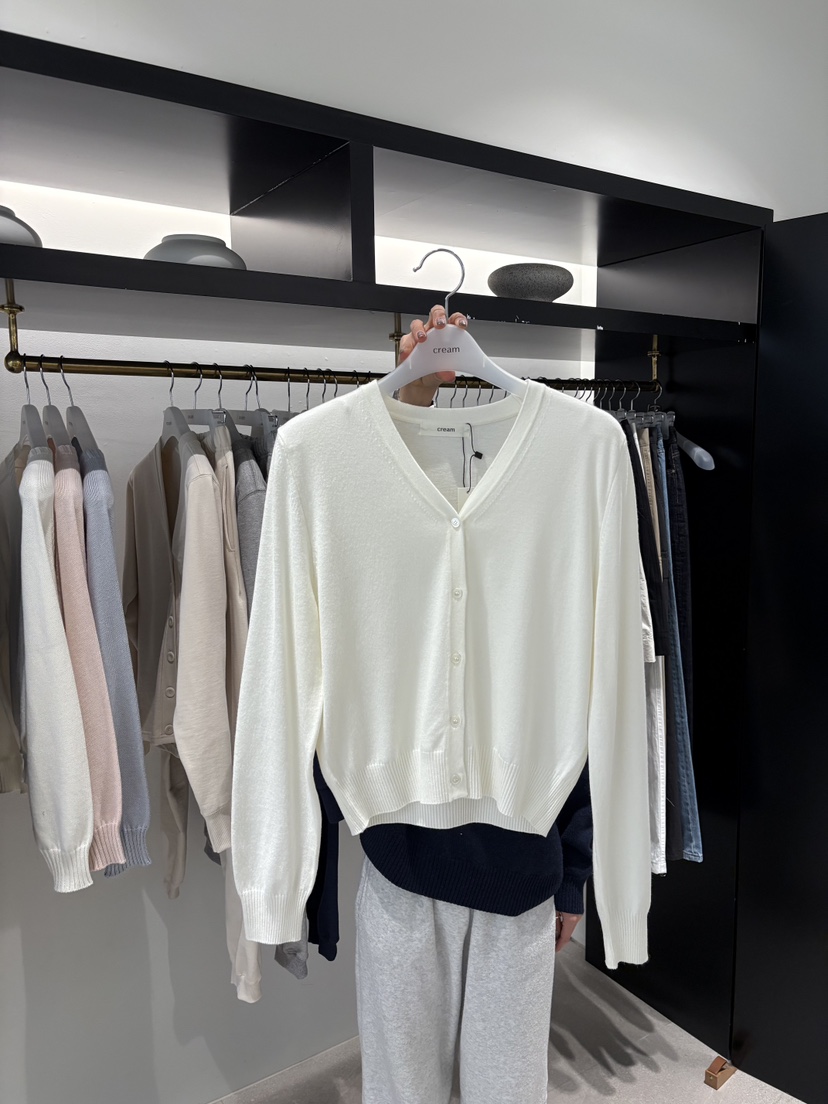 CREAM-P東大門直郵女士新品熱賣時尚真品26春夏休閑針織衫CREAM-P針織衫圖色1