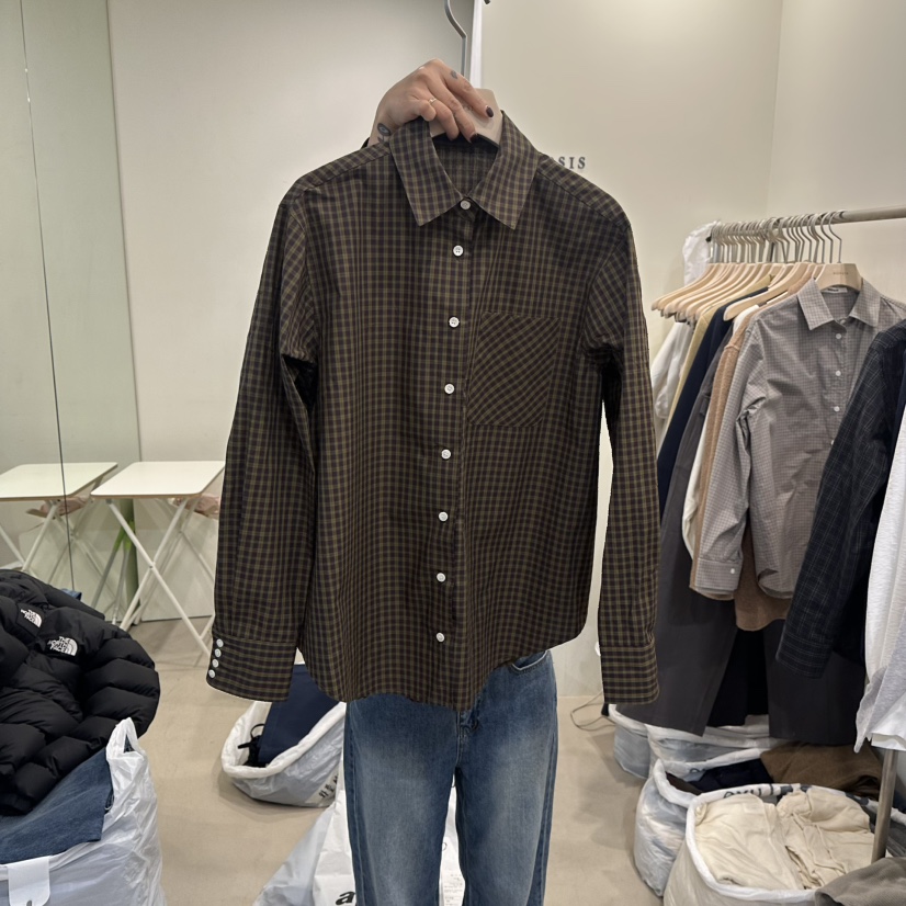 NOPSIS東大門直郵女裝新品時尚推薦26春夏職業襯衫蕾絲衫NOPSIS襯衫/蕾絲衫圖色1