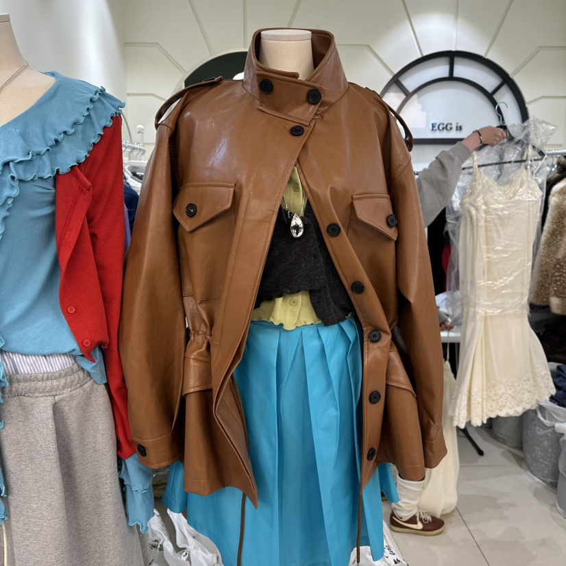 EGG IS韓國直郵女裝新款26春夏真品人氣職業推薦熱賣夾克EGG IS夾克圖色1