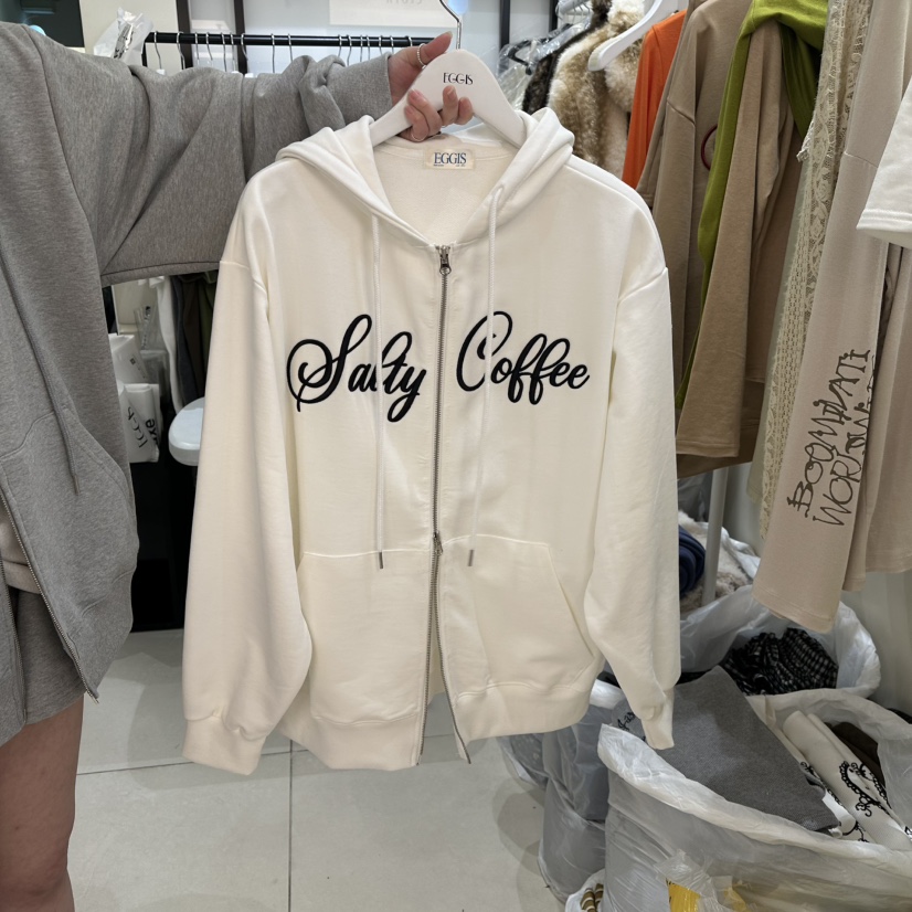 EGG IS東大門實拍女士新款職業真品人氣熱賣時尚夾克拉鏈EGG IS夾克圖色1