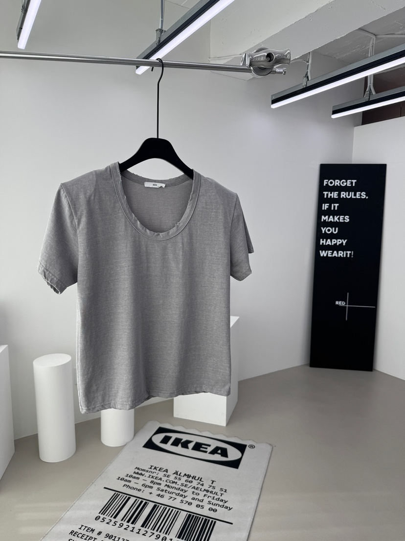 RED-A韓國直郵女裝新品人氣26春夏休閑時尚職業熱賣推薦T恤RED-AT恤圖色2