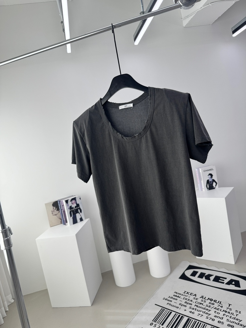 RED-A韓國直郵女裝新品人氣26春夏休閑時尚職業熱賣推薦T恤RED-AT恤圖色5