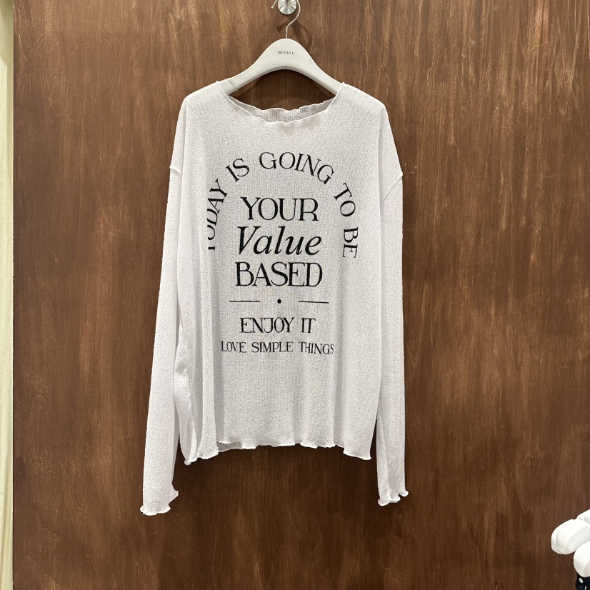 BUCKLE東大門直郵女士新品真品時尚職業休閑人氣熱賣長袖T恤BUCKLE長袖T恤圖色1