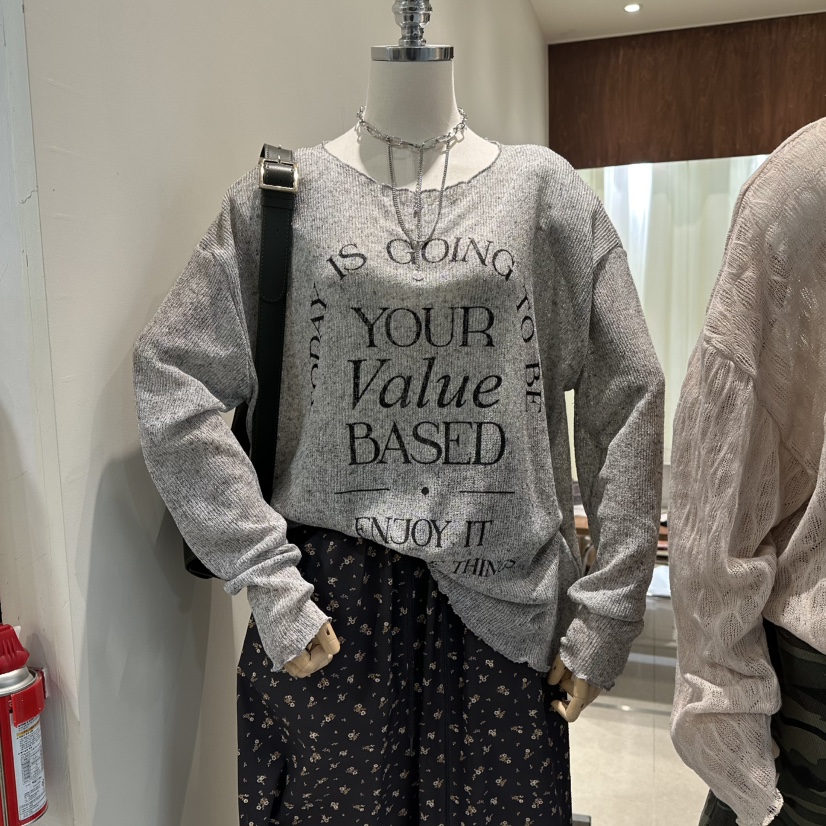 BUCKLE東大門直郵女士新品真品時尚職業休閑人氣熱賣長袖T恤BUCKLE長袖T恤圖色2