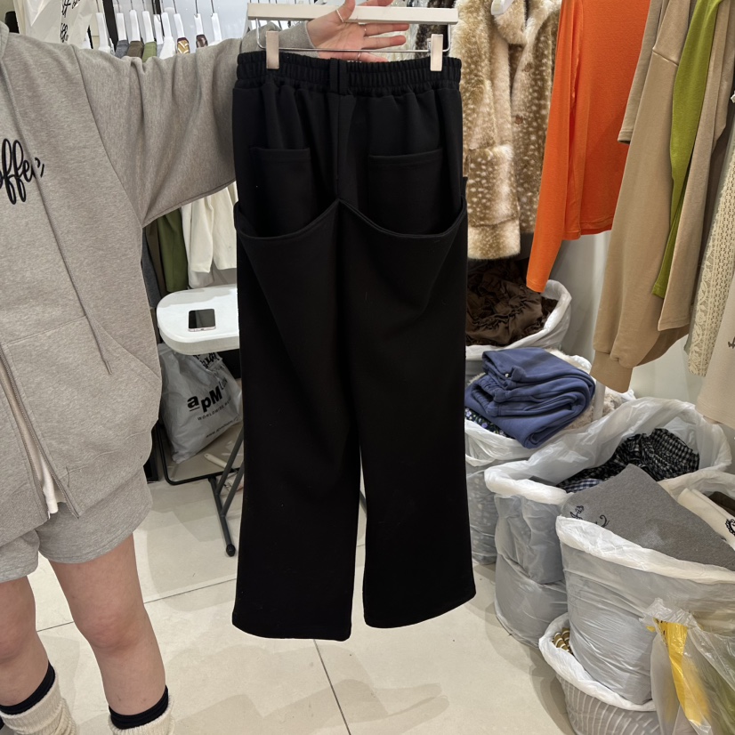 EGG IS東大門實拍女裝新品26春夏真品職業休閑人氣休閑褲EGG IS休閑褲