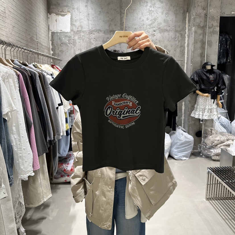 JUNI韓國直郵女裝新品推薦時尚休閑熱賣人氣真品26春夏T恤my juniT恤圖色3