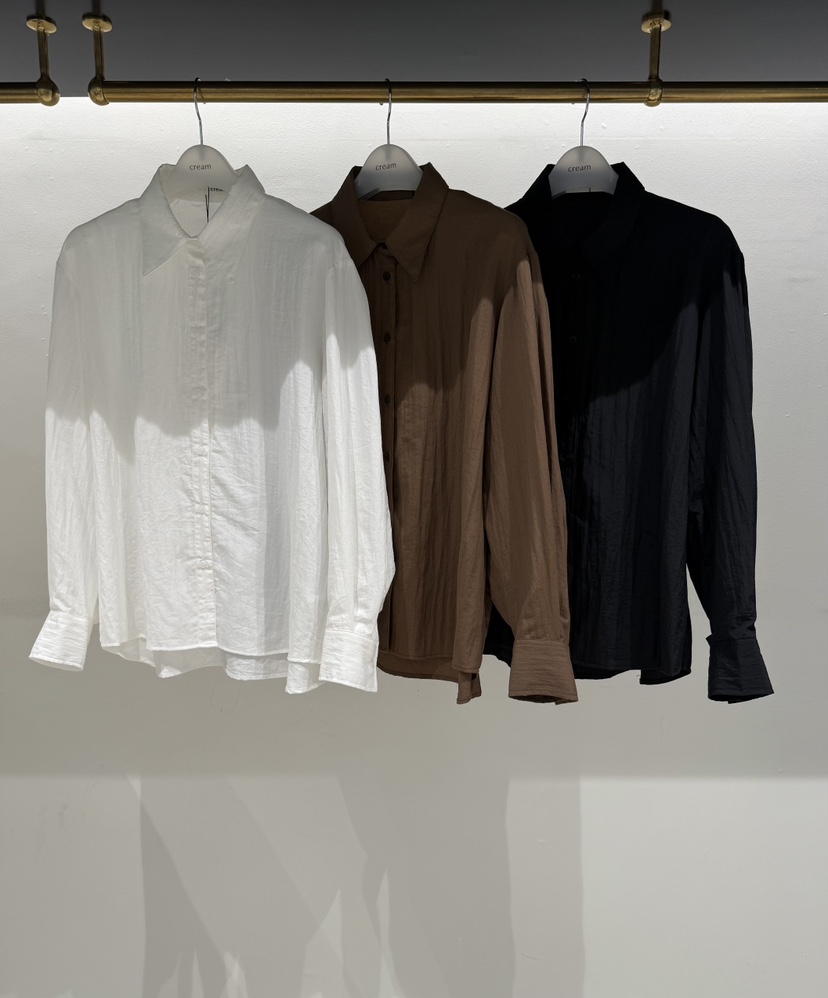 CREAM-P東大門實拍女士新品職業26春夏人氣休閑襯衫蕾絲衫CREAM-P襯衫/蕾絲衫