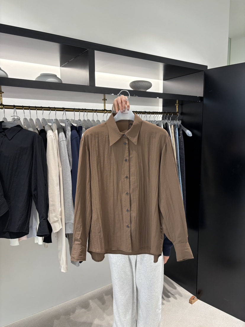 CREAM-P東大門實拍女士新品職業26春夏人氣休閑襯衫蕾絲衫CREAM-P襯衫/蕾絲衫圖色2