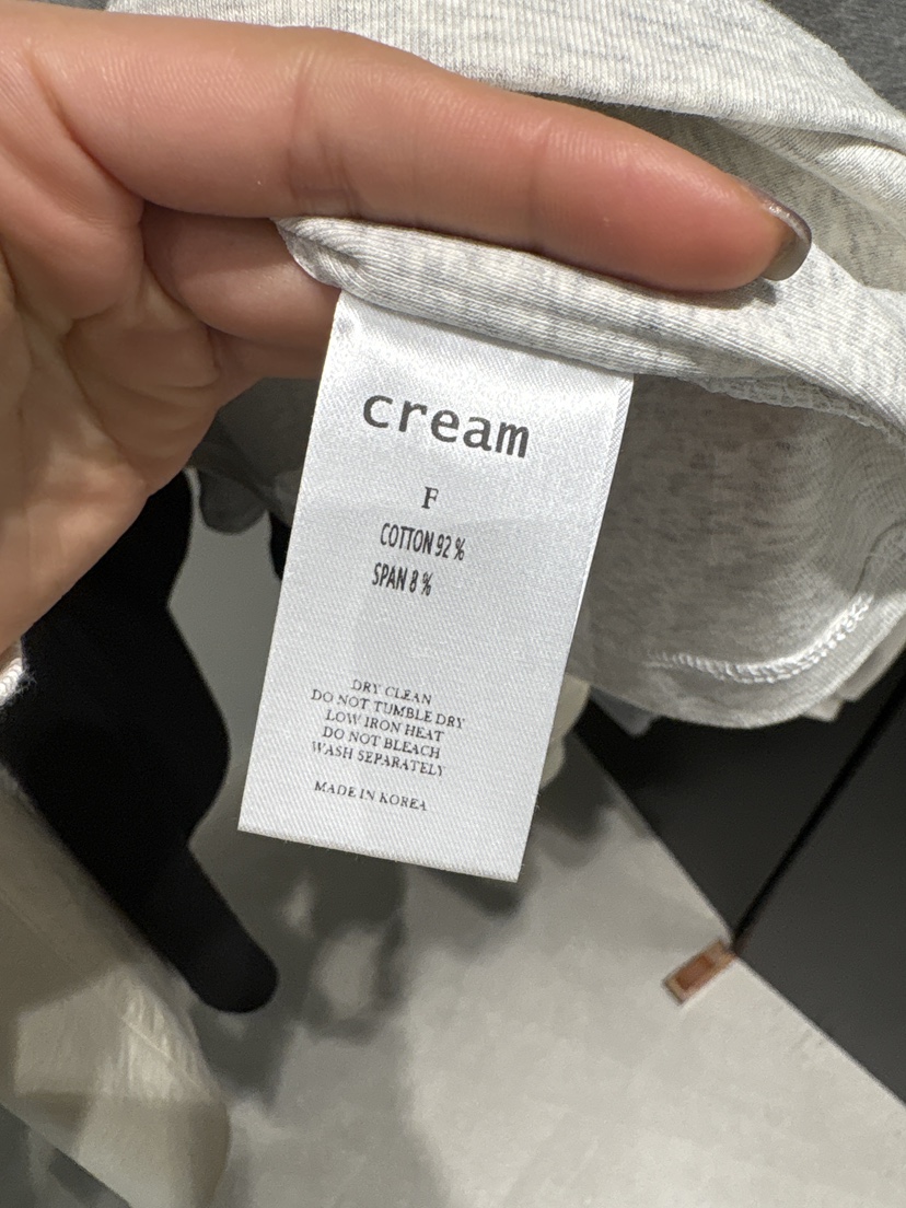 CREAM-P韓國直郵女裝新款26春夏真品熱賣推薦休閑時尚T恤CREAM-PT恤