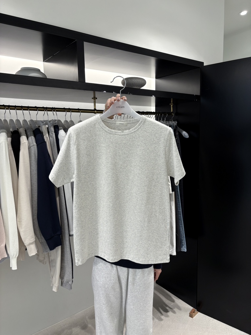 CREAM-P韓國直郵女裝新款26春夏真品熱賣推薦休閑時尚T恤CREAM-PT恤圖色2