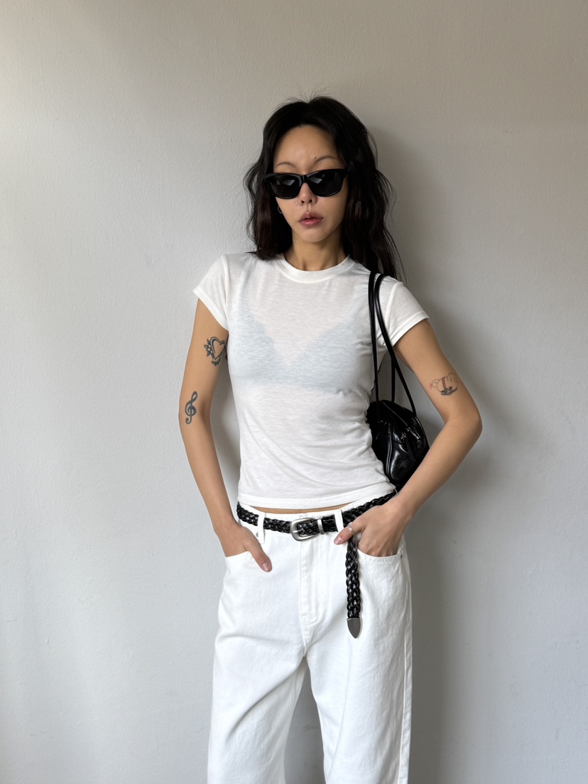 LIMLIMLIM東大門代購女士新品26春夏熱賣真品T恤不含內搭LIM LIM LIMT恤