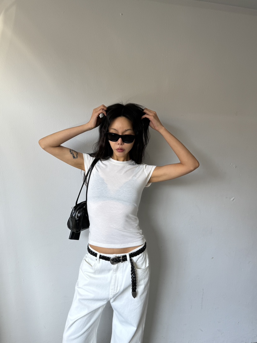 LIMLIMLIM東大門代購女士新品26春夏熱賣真品T恤不含內搭LIM LIM LIMT恤