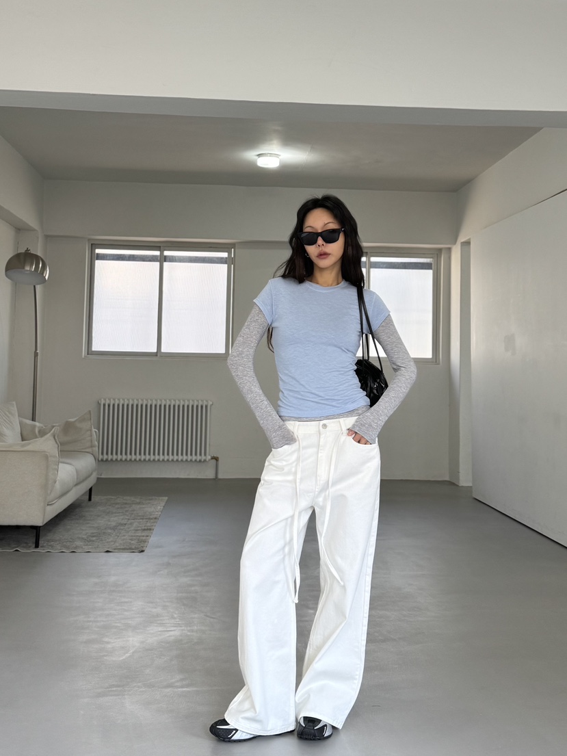 LIMLIMLIM東大門代購女士新品26春夏熱賣真品T恤不含內搭LIM LIM LIMT恤