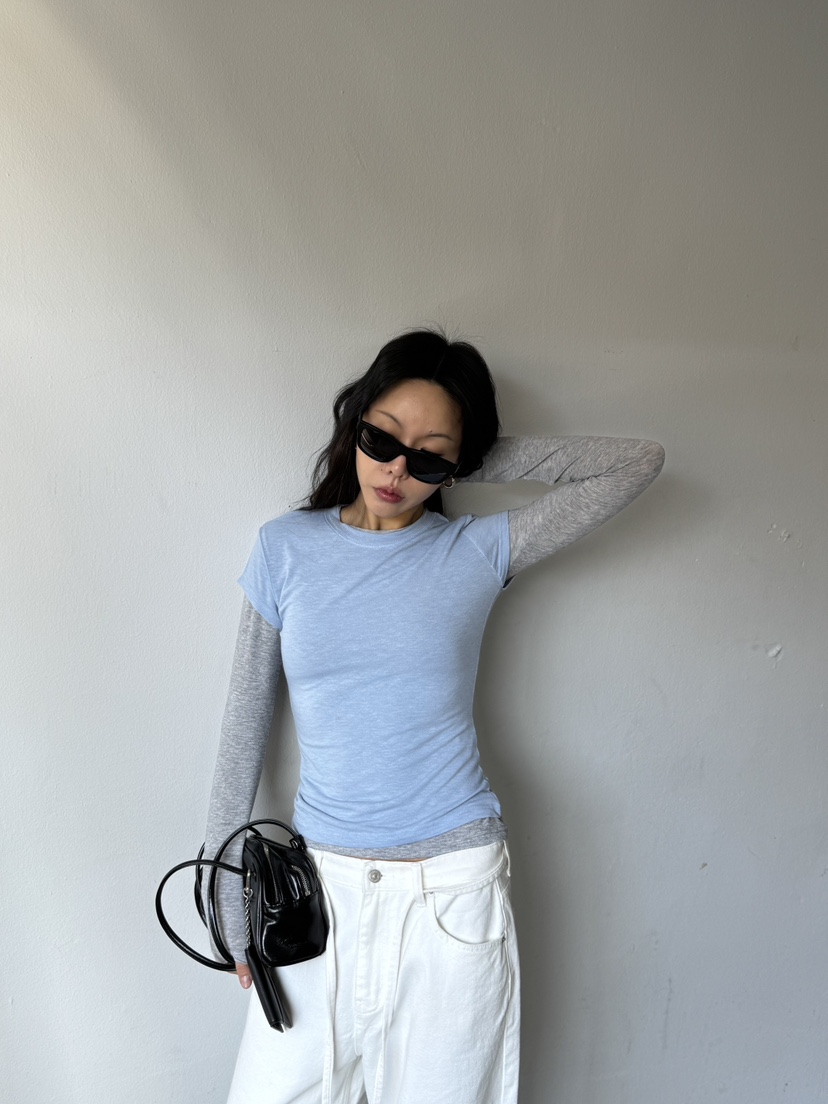 LIMLIMLIM東大門代購女士新品26春夏熱賣真品T恤不含內搭LIM LIM LIMT恤