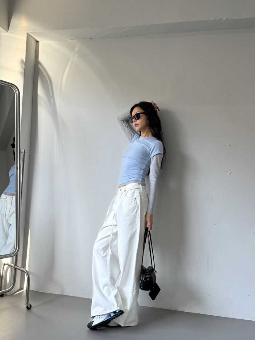 LIMLIMLIM東大門代購女士新品26春夏熱賣真品T恤不含內搭LIM LIM LIMT恤