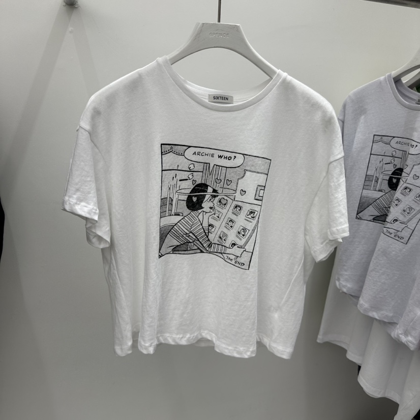 SIXTEEN東大門直郵女士新款熱賣時尚真品職業人氣休閑T恤SIXTEENT恤圖色1