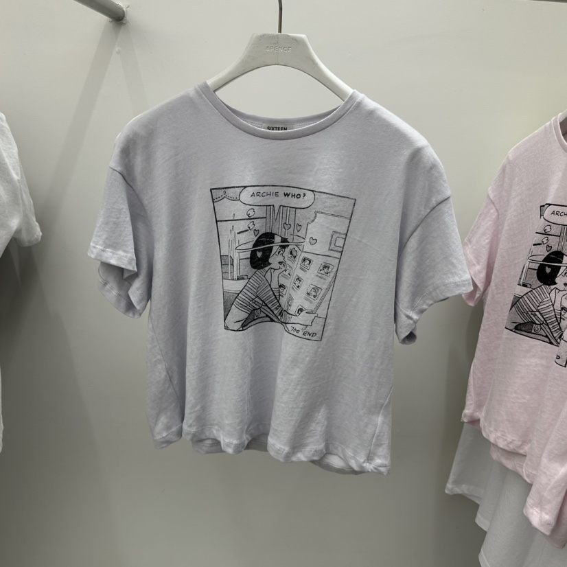 SIXTEEN東大門直郵女士新款熱賣時尚真品職業人氣休閑T恤SIXTEENT恤圖色2