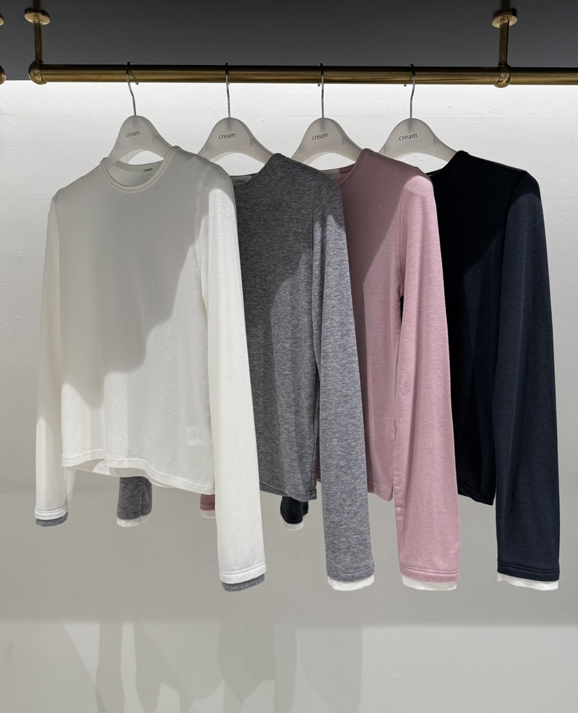 CREAM-P東大門實拍女士新款職業熱賣真品推薦26春夏長袖T恤CREAM-P長袖T恤