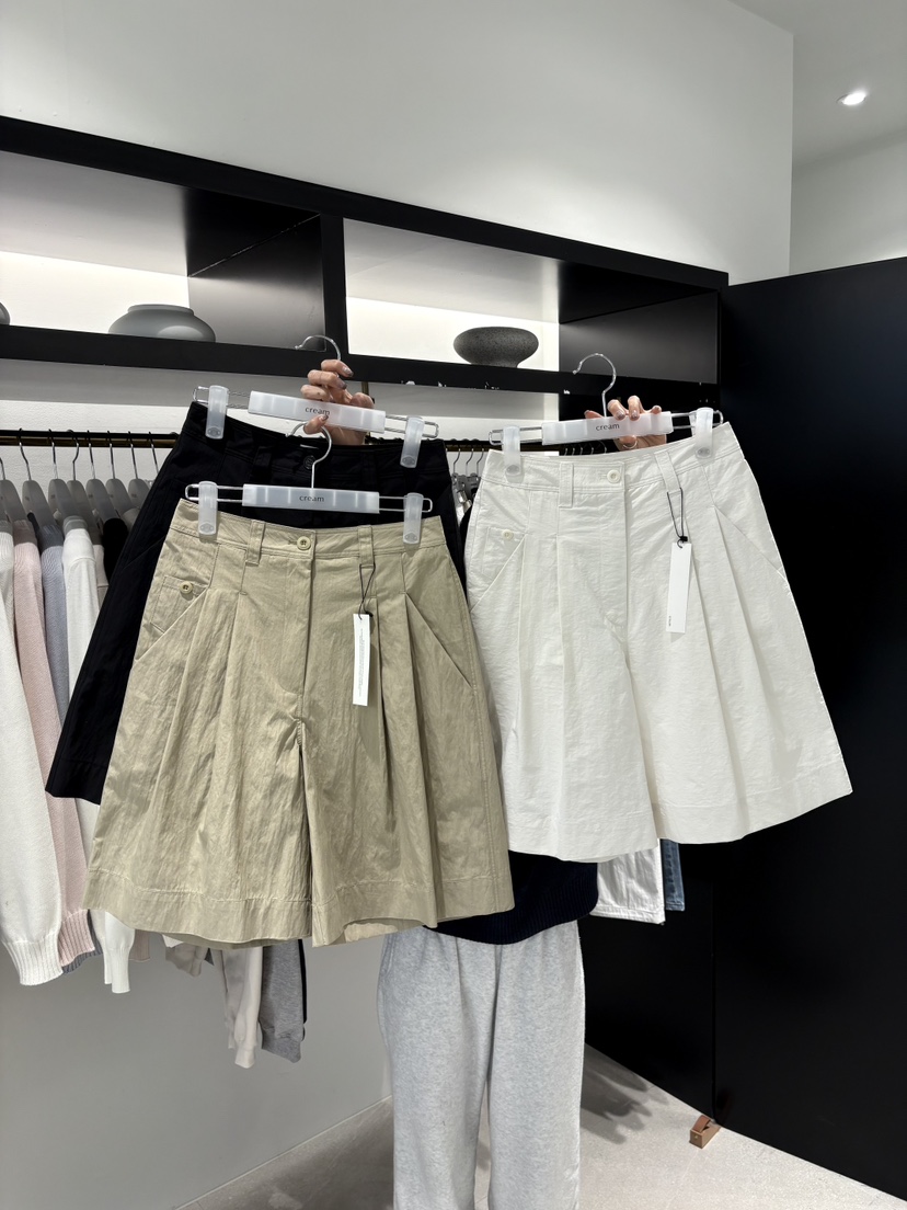 CREAM-P韓國代購女裝新款人氣推薦26春夏職業休閑時尚短褲CREAM-P短褲