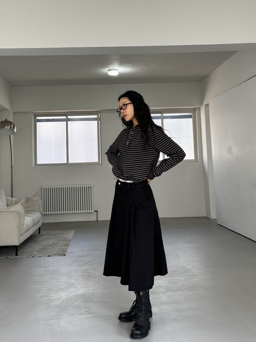 LIMLIMLIM東大門實拍女士新品時尚26春夏長袖T恤不含內搭LIM LIM LIM長袖T恤