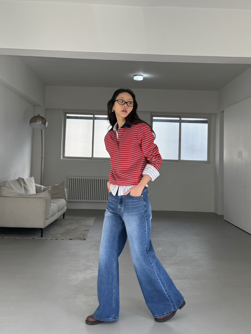 LIMLIMLIM東大門實拍女士新品時尚26春夏長袖T恤不含內搭LIM LIM LIM長袖T恤