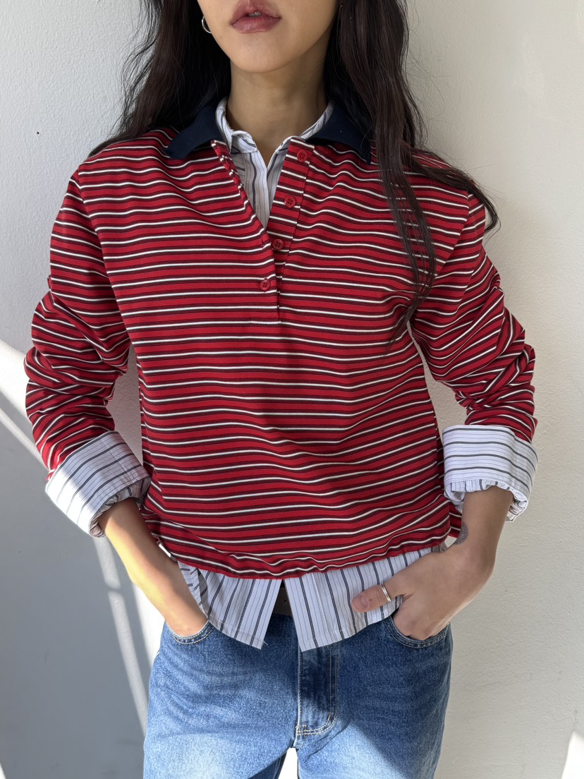 LIMLIMLIM東大門實拍女士新品時尚26春夏長袖T恤不含內搭LIM LIM LIM長袖T恤