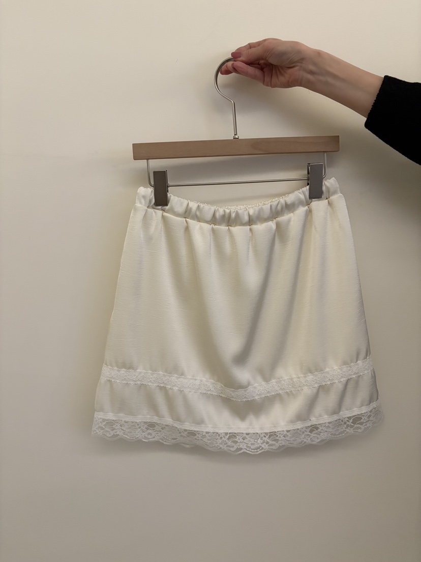 BALANCE韓國代購女士新品熱賣26春夏休閑推薦人氣短裙緞面BALANCE短裙