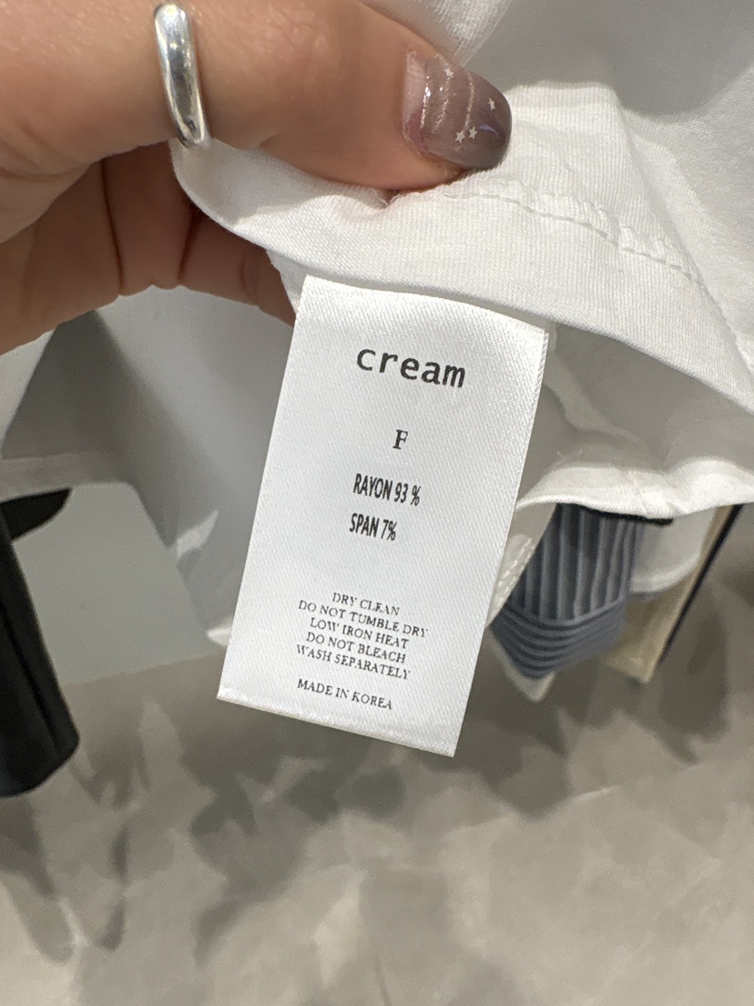 CREAM-P東大門代購女士新品人氣26春夏時尚熱賣真品休閑T恤CREAM-PT恤
