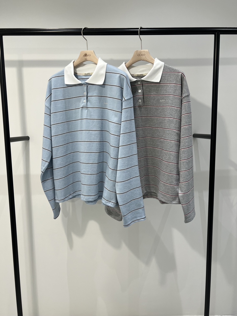 CLAFO韓國代購女裝新款時尚26春夏人氣推薦真品職業長袖T恤CLAFO長袖T恤