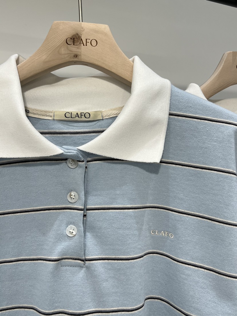 CLAFO韓國代購女裝新款時尚26春夏人氣推薦真品職業長袖T恤CLAFO長袖T恤