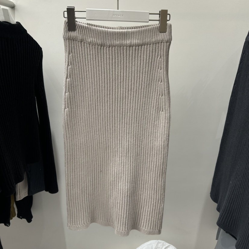 SIXTEEN東大門直郵女士新品真品時尚推薦職業26春夏長裙羅紋SIXTEEN長裙圖色1