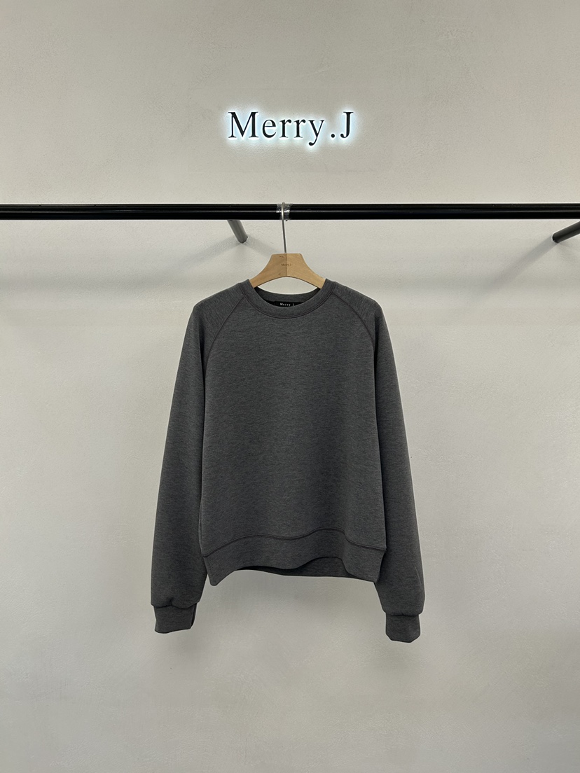 MERRY-J東大門直郵女士新品休閑26春夏真品推薦職業衛衣MERRY-J衛衣圖色2灰色