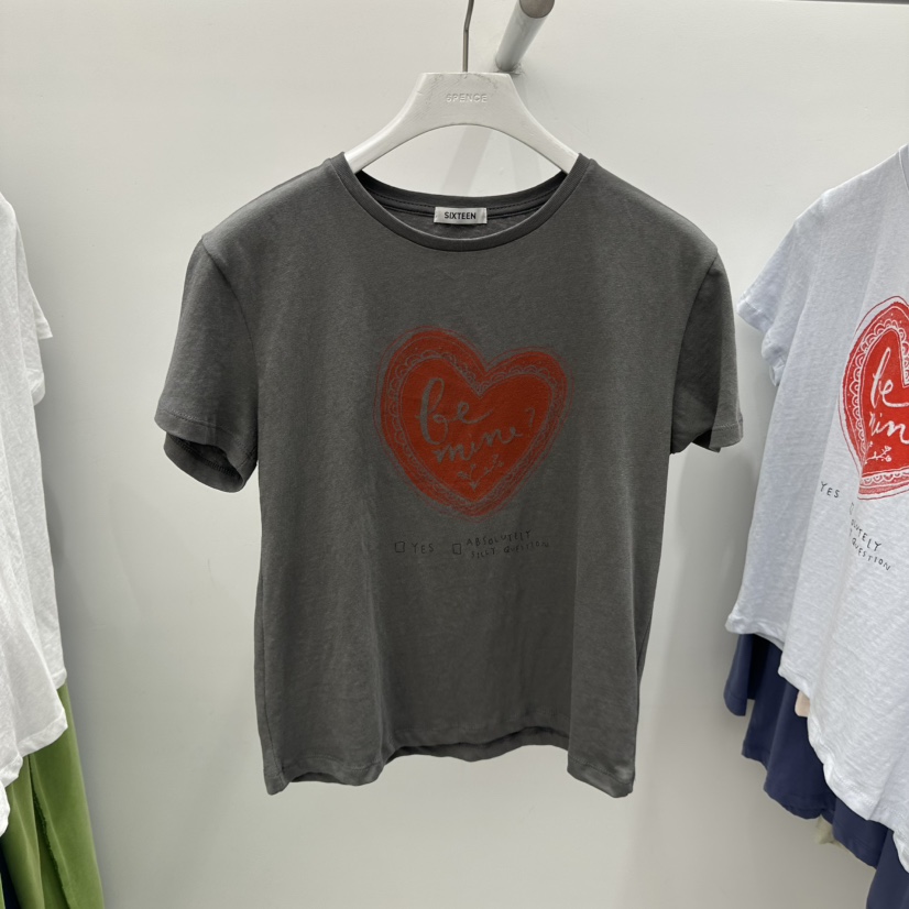 SIXTEEN東大門代購女裝新品26春夏人氣時尚休閑職業推薦T恤SIXTEENT恤圖色2