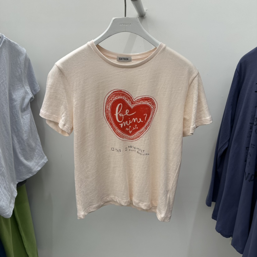 SIXTEEN東大門代購女裝新品26春夏人氣時尚休閑職業推薦T恤SIXTEENT恤圖色3